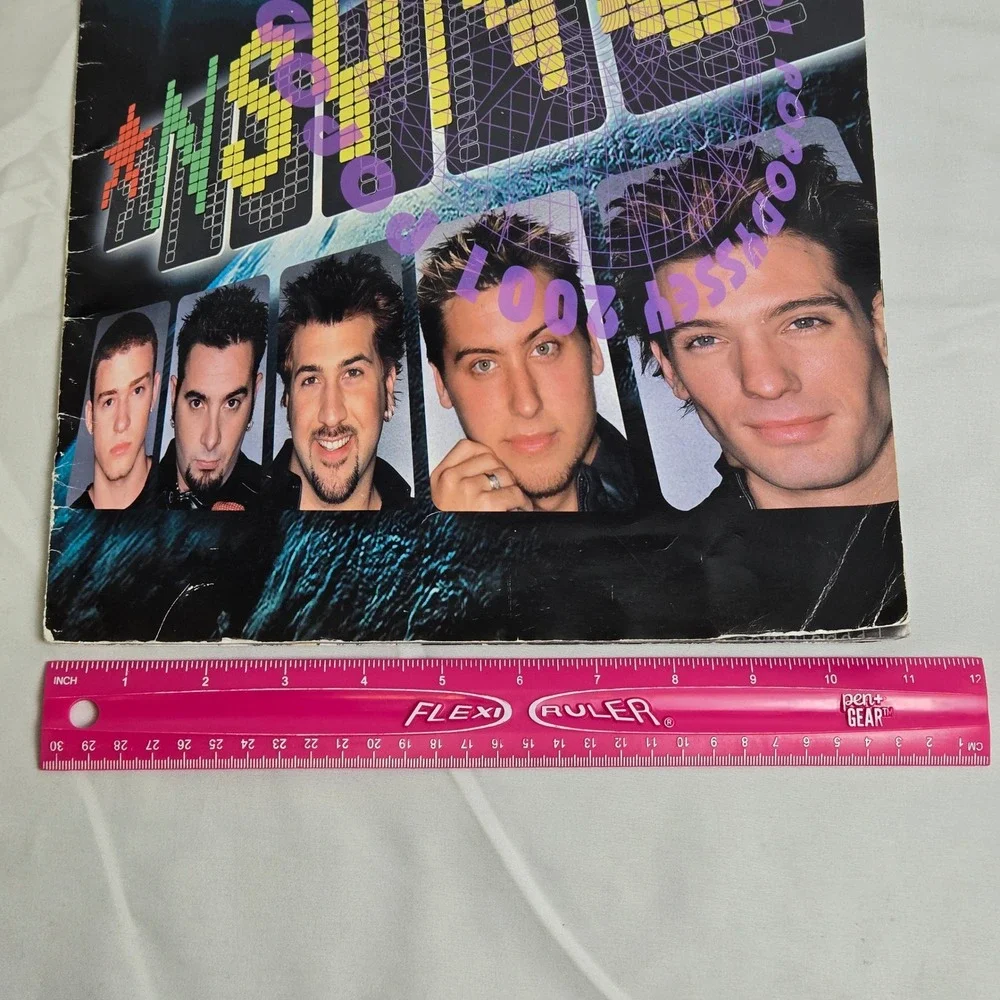 N'SYNC 2001 Pop Odyssey Tour Program‎ Concert Souvenir Collectible Vintage Y2K